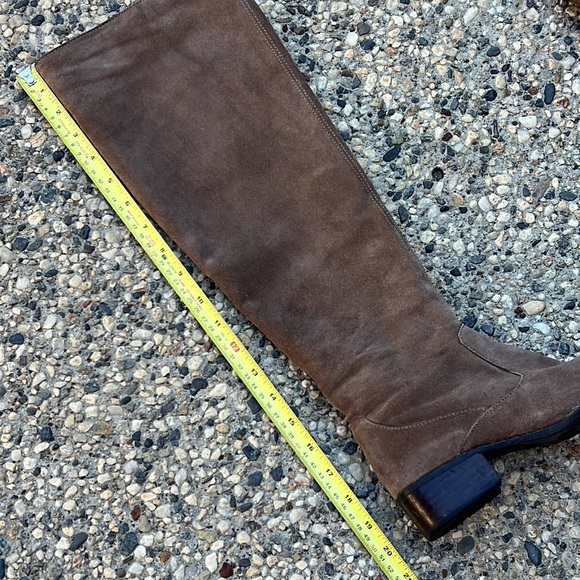 Born Brown Block Heel Suede Knee High Boots - Picture 11 of 14